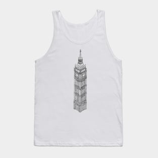 Big Ben - Hand Drawn Print Tank Top